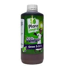 Plant Magic Plus - Oldtimer Organic Hydroponic Nutrients , Additives & Granules (Grow - 1L)