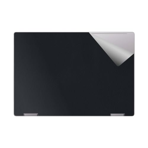 PDA工房 スキンシール HP Envy x360 14-fa0000 / 14-fc0000シリーズ 対応 【レザー調・ブラック】