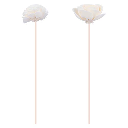 ARTIBETTER 2 Unidades de Difusor de Palheta Varas de Rattan Rosa Flor Em Botão de Reposição Recarga