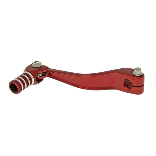 Gear Shift Lever Red Aluminium pour Derbi EBE, EBS, D50B0