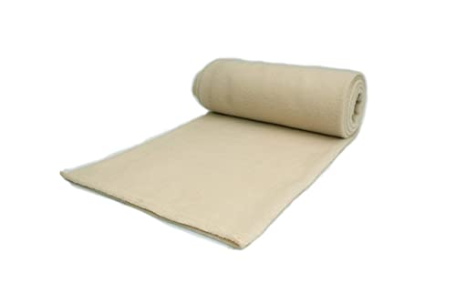 Polaire en tissu haute qualité Fleece 300 g/m² - Disponible en 50 couleurs - 50 x 150 cm (Beige clair)