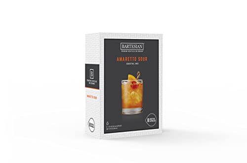 Bartesian Amaretto Sour Cocktail Mixer Capsules, Pack of 8 Cocktail Capsules, for Bartesian Premium Cocktail Maker (55414)
