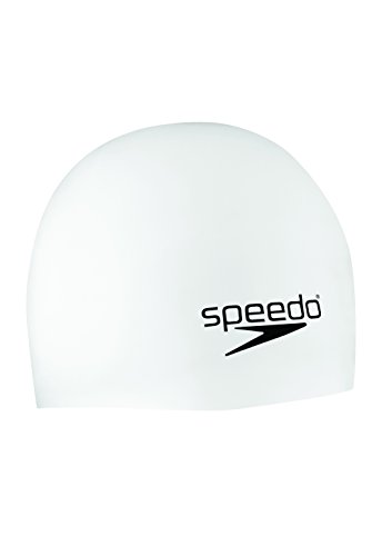 Speedo Unisex-Adult Swim Cap Silicone Elastomeric
