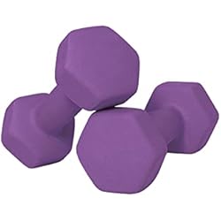 Mancuernas De 10 Kilos Usadas LAZY SPORTS Mancuernas de Neopreno - Mancuernas con Revestimiento de Neopreno - Mancuernas Antideslizante - Mancuernas Hexagonales (2 Unidades)