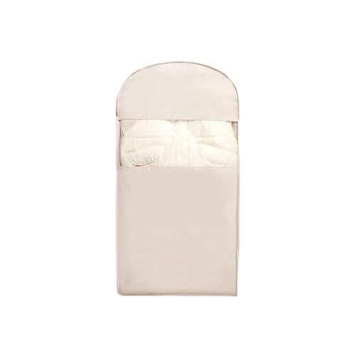 Space Saving Hanging Garment Bag With Self Compression Zipper Space Saver Closet Organizers Dust Cover Clothes Bags For Down Coat Peach Skin Velvet Storage Bag For Home Garment Bags (E, 110X58X15cm)