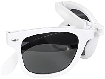 Komonee Bendz Drifter Sunglasses Classic Foldable Style Retro Sun Shades Eye Glasses UV400 Protection Unisex For Men Women Golf Cycling Sports Fishing Travel