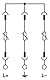 PHOENIX CONTACT VAL-MS-T1/T2 1000DC-PV/2+V Blitzstromableiter/Überspannungsschutzgerät für 2-Polige Isolierte und Geerdete 1000-V-DC-PV-Spannungssysteme, 3-poliges Basiselement, 2801160