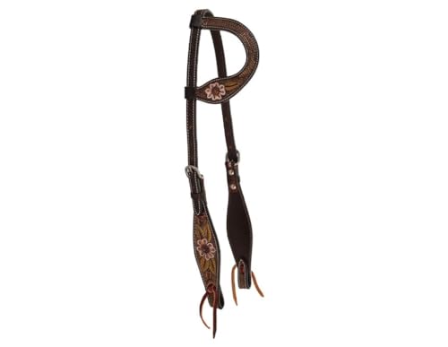 Circle Y Dogwood Flower One Ear Headstall