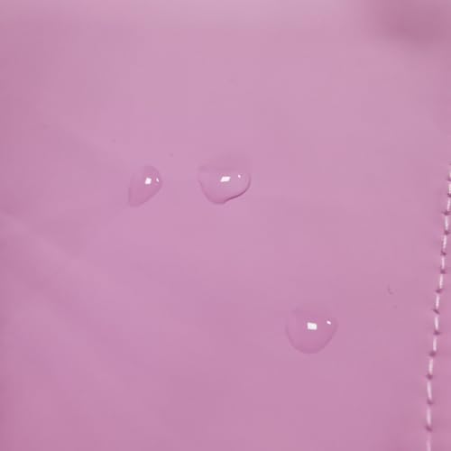 TRADERPLUS 2pcs Swim Cap PU Fabric Swimming Cap Elasticity Bathing Cap for Men Women (Pink+Light Blue) - Thumbnail 6