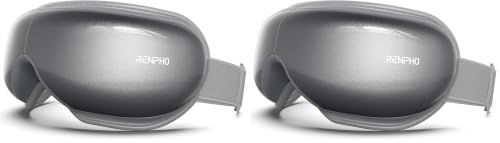 Image of RENPHO Eyeris 1 Eye Massager with Heat, Birthday Gifts for Men and Women, FSA Eligible HSA, Smart Eye Mask for Head Tension and Screen Fatigue, Eye Strain (Pack of 2)