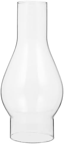 DOITOOL Oil Lamp Glass Chimney : 6.88x3 Inch Kerosene Lamp Globe, Oil Lamp Chimney Replacement Glass Hand Blown for Vintage and, Clear