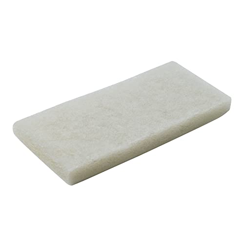 3M 8440 Doodlebug Cleaning Pad, 4.6" x 10"-5-Pack, White,