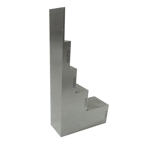 Bloque de Calibración Ultrasonido 5 Pasos con Material de Acero 1018 para Calibrador Ultrasonico miniatura 3