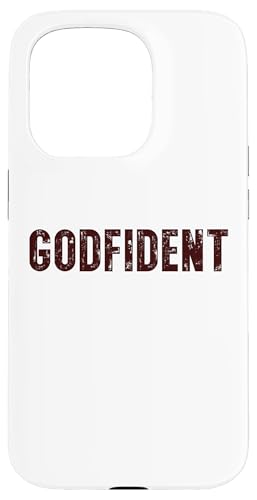 Godfident �N���X�`���� �M�� �_�ւ̐M�� �@������ �X�}�z�P�[�X iPhone 15 Pro �p