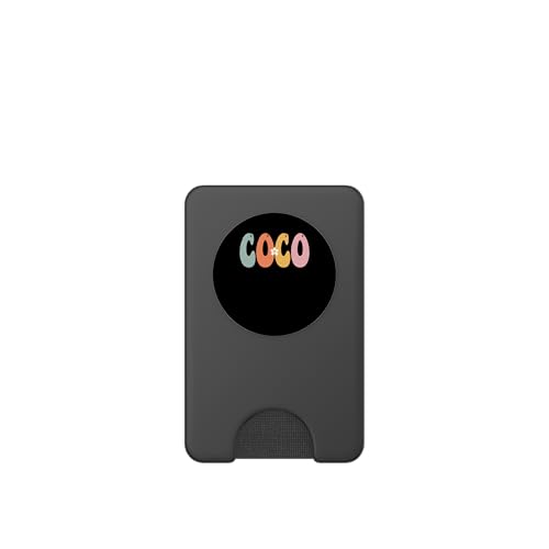 Coco Rétro Groovy Imprimé Maman Mère Fête des Mères Drôle Grandma PopSockets PopWallet pour MagSafe – vue 2