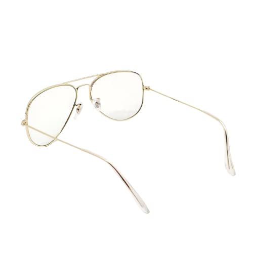 Image of Louis Kouros Armstoner Aviator Classic Trendy 3026 sunglasses | Mirror Lens | 400 UV Protected | For Men's Women's | Medium | 62mm Lens Width
