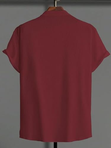 Image of Leriya Fashion Tshirt for Man | T Shirt for Mans | Mens TShirt's | Collarless T- Shirt for Mens | Half Sleeve Tshirt for Men (Available in Plus Sizes) Polycotton, Regular Fit
