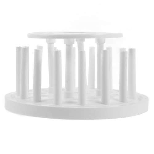 PRETYZOOM 12Holes Test Tube Holder Design Material Test Tube Storage Rack for Centrifuge Tubes Scientific Laboratory Organizer
