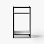 LANDEN Gray Metal Frame Stand, Three-Shelf for Fish Tanks up to 20 Gal, 45x45x80cm (17.7x17.7x31.49 in), for Fish Tanks and Reptile Terrariums, Home & Office Use - Image 3