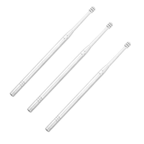 TOYANDONA Juego 3 Pinzas Espiral de Acero Inoxidable para Limpieza de Oídos, Herramienta Portátil para Eliminar Cerumen Adultos, Kit Práctico para Cuidado Auditivo
