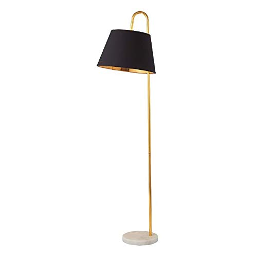 Lampadaire créatif pour le salon de lecture avec socle en marbre et éclairage debout