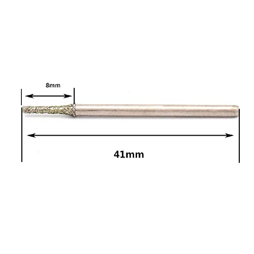 Set de 10 brocas diamantadas para vidrio y mármol 2.35mm miniatura 3