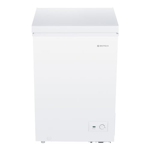 GEDTECH Congélateur coffre 99L GCO99L - Pose Libre - Capacité de stockage optimale - Silencieux - Blanc