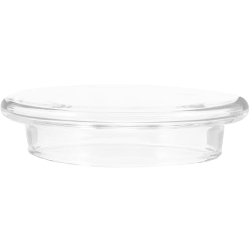 IMIKEYA Tea Pot Lid Replacement 3.54 Inch Clear High Borosilicate Glass Cover for Home Kitchen Teapot Accessory Lightweight and Heat Resistant