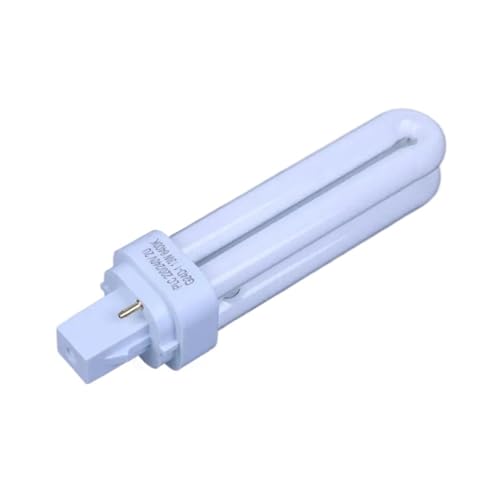 wenwendianzi Lámpara de bajo Consumo, Bombilla empotrada, Bombillas Fluorescentes compactas, Enchufe de Repuesto, LED de 2 Pines, Tubo Doble(A1)