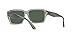 Emporio Armani EA4186 Sunglasses, Shiny Transparent Green/Dark Green, 58 mm