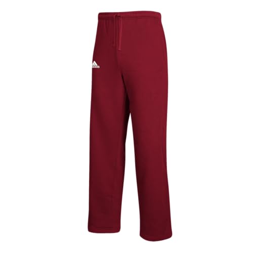 adidas Pantalon en polaire homme chaud et doux rouge blanc taille M