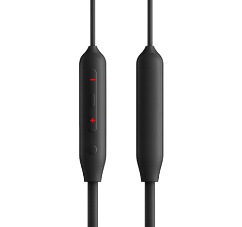 Image of Thirty First Z3 Bluetooth Neckband Earphones - Mambo Midnight (Black), 30-Hour Playtime, Magnetic Design, Comfortable Fit, Deep Bass - Compatible with OnePlus