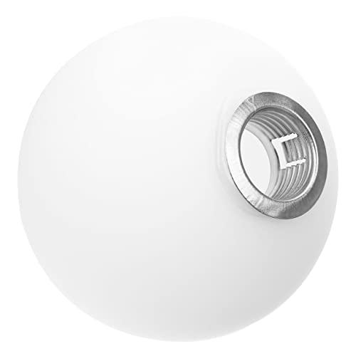 Image of ARTIBETTER Glass Lamp Shade Replacement 4.72 Inch Spherical Globe Lampshade Frosted White Ball Lampshade Cover for Ceiling Fixture Chandelier Living Room Bedroom Dining Room Bar