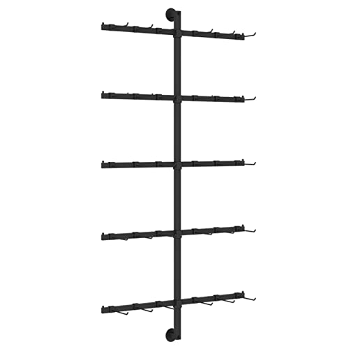 Estantes de pared ajustables, organizador que ahorra espacio para bufandas, cinturones, calcetines, sombreros, solución de almacenamiento doméstico y comercial
