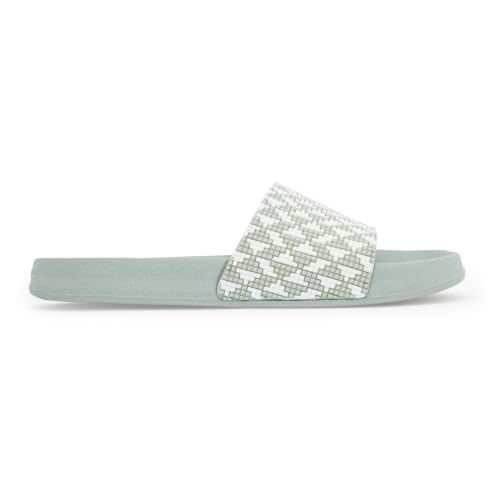 Image of Red Tape Womens Sliders in Slate Blue | Casual Pool Sliders | SLATE BLUE | 3 UK