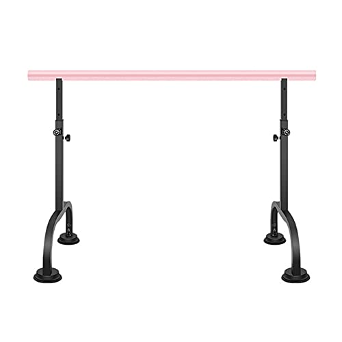Barre de ballet rose de 1,5 m réglable sur pied pour l'entraînement