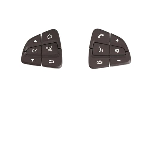 Boutons commande volant pour écouter votre musique en Benz Classe C W205 GLC marron