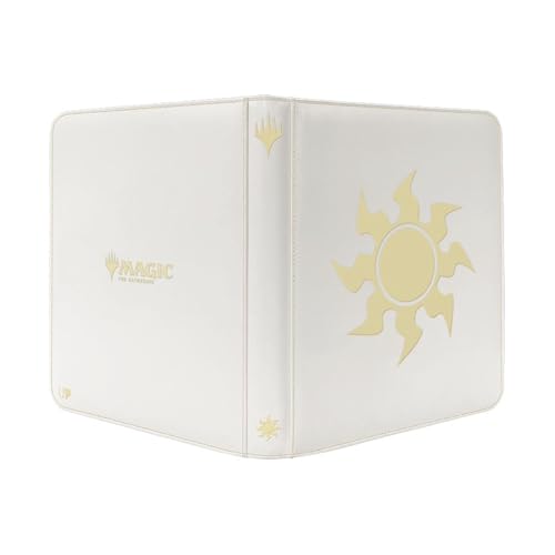 Image of Ultra PRO - Mana 8 12-Pocket Zip PRO-Binder - Plains for Magic: The Gathering, Holds & Protects 480 Standard Sized Cards, Collector's Edition Durable Trading Secure Side-Loading Pocket Binder