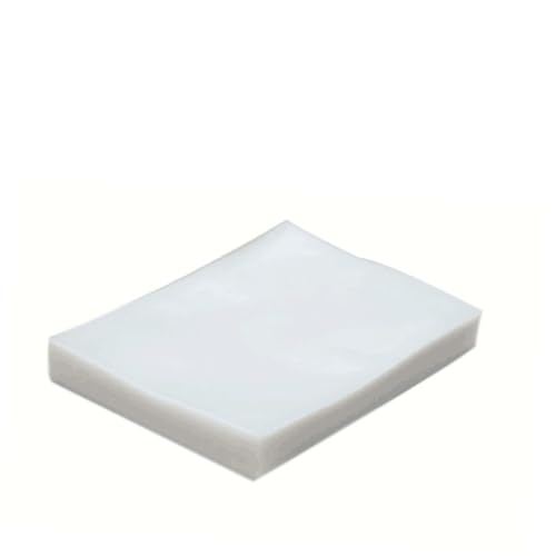 EXQUIMEUBLE 100個透明真空封口袋 業務用対応 耐穿刺強化 真空保存袋 冷凍 食品