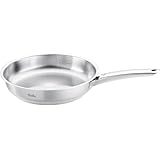 フィスラー (Fissler) フライパン 28cm ピュア コレクション ガス火/IH対応 オーブン使用可 オールステンレス ドイツ製 [日本正規販売品] 086-374-28-100 シルバー
