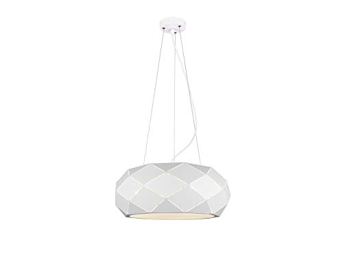 Zandor Lampadario a Bianco Opaco Durchmesser 50cm