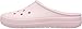 Crocs Unisex-Adult Classic Low Profile Lightweight Slip-On Clogs, Pink Milk, Womens 8, Mens 6, Medium