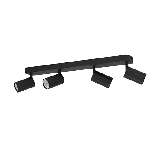 Spot LED connecté Eglo connect.z noir pour plafond moderne dimmable