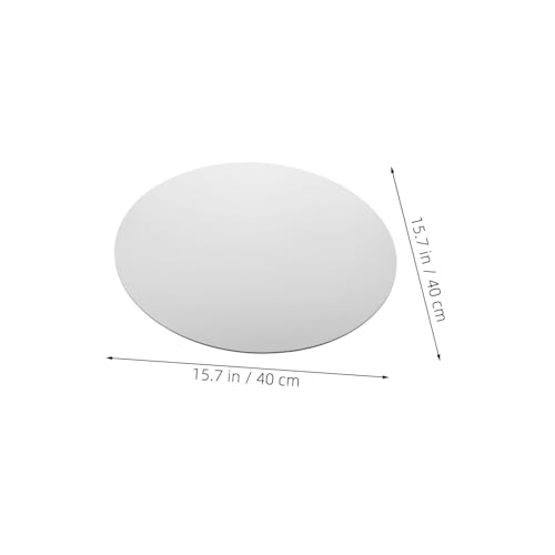 Toiles d'art rondes blanches 40 cm de qualité supérieure pour peinture - 3