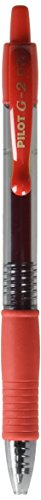 Bolígrafo Pilot Gel retractable carga fina rojo