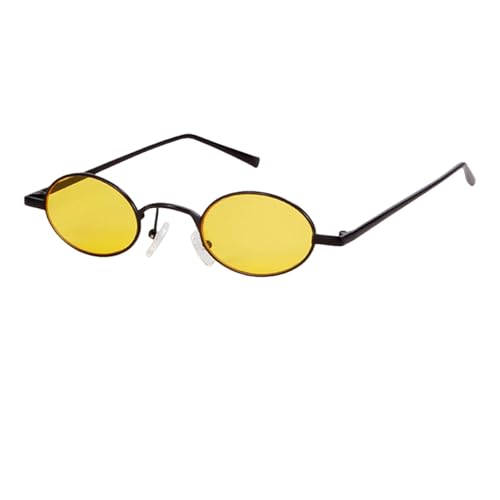 Retro Tiny Slim Sunglasses Women Men Skinny Small Oval