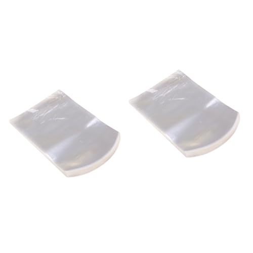 Alipis 2sets 100 Shrink Wrap Bags Plastic Heat Shrink Film Foog Packing Party Favor Packaging Curved Shape Recyclable 100pcs*2