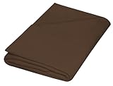 ZPECC King Flat Sheet Only 1 Pack, Durable Brown Top Bed Sheets Hypoallergenic Soft Brushed Microfiber Color-Coded Label, 105'x102'