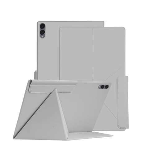 Magnetic Case for Samsung Galaxy Tab S11 Ultra 14.6 Inch 2025 - Model SM-X930/SM-X936 Tablet with S-Pen Holder, Auto Wake/Sleep Smart Tablet Cover, Grey