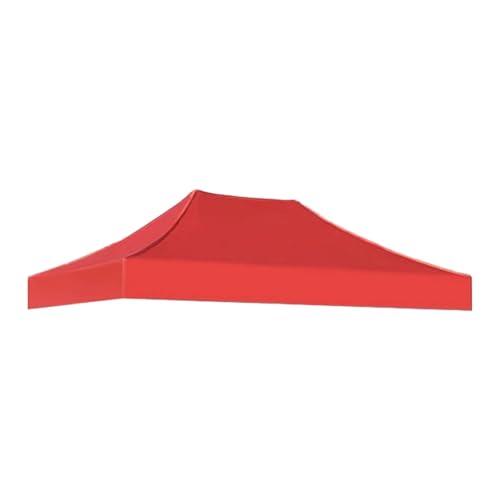 AMENGJ Tetto di Ricambio per Padiglioni Copertura, Tetto for Gazebo, Solo Copertura Superiore for Tenda in Tessuto Oxford Ispessito 3x2M, Telo Antipioggia for Patio(Red)